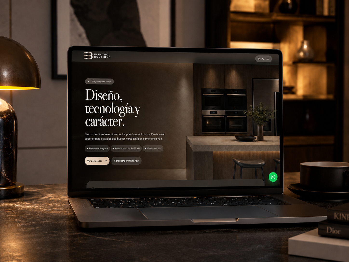 Vista del proyecto Electro Boutique